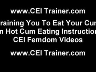 I hope you like eating your own elite cum cei